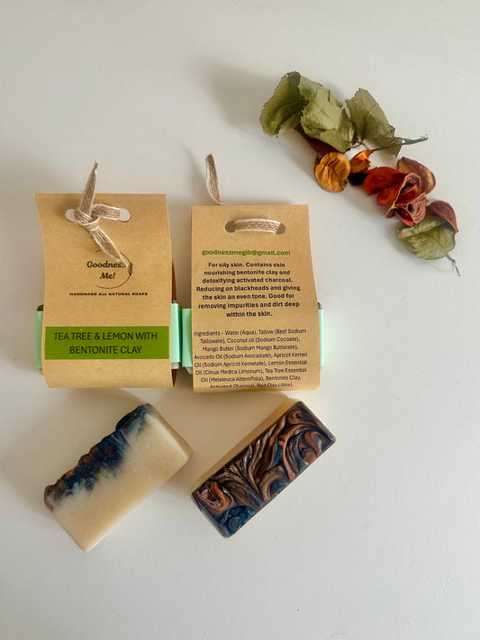 Tea Tree & Lemon Soap with Bentonite Clay